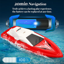 1:47 Remote Control Boats Twin Motor High Speed Long Lasing 2.4G 30kmh RC Racing Boat Toys for Children Kids