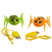 Rechargeable infrared sensor tag beetle spider toy mobile robot laser gun space shock wave training robot USB charging cable