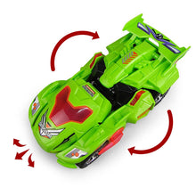 Fashion Transforming Dinosaur Toy LED Car With Light Sound for Kids Christmas Toy Gift Dinosaur Transformer Toy Car