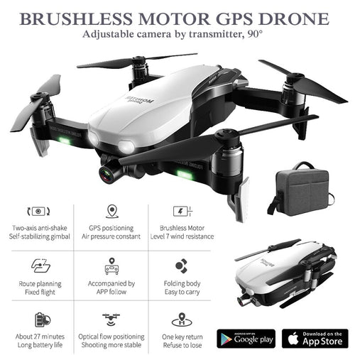 Drone with HD Camera 2K Two-Axis Anti-Shake RC Quadcopter WiFi FPV Drone Profissional Quadrocopter Rc Helicopter Dron GPS
