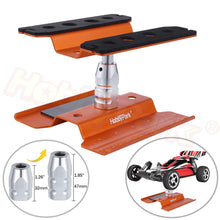 Aluminum Alloy RC Car Work Stand Repair Workstation 360 Degree Rotation Lift Or Lower For 1/8 1/10 Scale Models