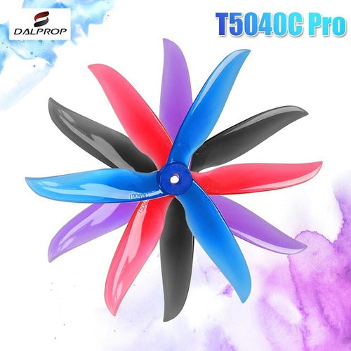 12Pair 24PCS Upgraded DALPROP CYCLONE T5040C PRO 5040 Pro 5x4x3 3-blade POPO Propeller CW CCW for RC Drone FPV Racing