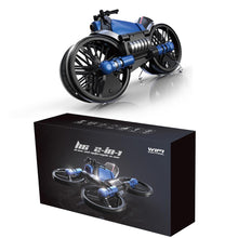 WiFi FPV RC Drone Motorcycle 2 In 1 Foldable Helicopter Camera 0.3MP Altitude Hold RC Quadcopter Motorcycle Drone 2 In 1 Dron