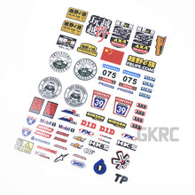 Gkrc 1/10 Scale Rc Wrangler Jeep Traxxas Trx-4 Defender Axial Scx10ii Jkmax D90 D110 Logo Marks Stickers Set 90027 90028 90046