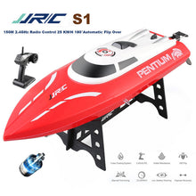 JJRC S1 RC Boat 4CH 2.4GHz RTR 25KM/h Waterproof Turnover Reset High Speedboat S1 Pentium/S2 Shark/S3 Latitude Kids RC Boats Toy