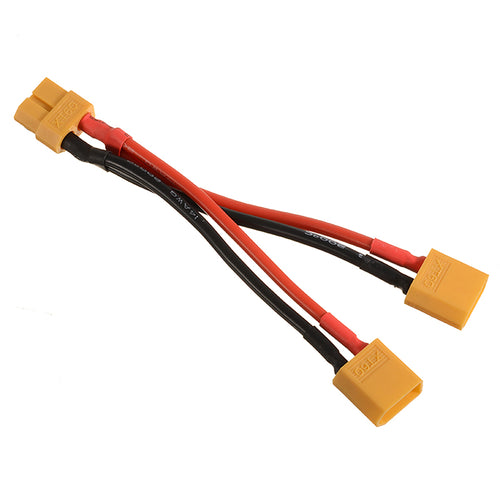 10cm XT60 Plug Power Parallel Battery Connector Cable Dual Y Extension Lines Cable Extension DIY Male&Female Battery Cable