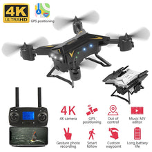 Drone GPS KY601G 4K Drone Portable Folding HD 5G WIFI FPV Positioning RC Airplane Quadcopter remote control distance 2km Dron