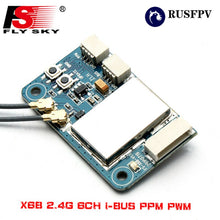 Flysky X6B 2.4G 6CH i-BUS PPM PWM Receiver for AFHDS i10 i6s i6 i6x i4x Transmitter Helicopter Airplane FPV Racing Drone