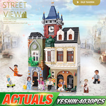 City Street Building Toys The Legoing MOC Old Town Pub Set Assembly Model Kids Christmas Toys Gifts Building Blocks Bricks Kits