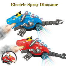 Spray Mechanical Dinosaur with Light Sound Electronic Intelligent Walking swing Cute animal Model Dancing dinosaurio Kids Toys