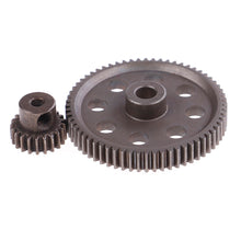 2Pcs (21T+64T) 11184 & 11181 Differential Metal Main Gear 64T Motor Gear 21T