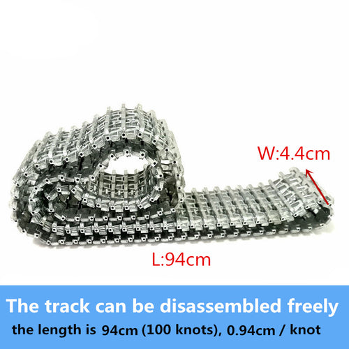Metal Tracks Caterpillar Crawler Chain 61cm for 3818/3818-1 RC Tank Parts Heng Long 1/16 Tiger I Tank Car Chassis