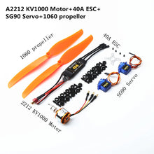 New style A2217/A2212 2200KV / 1000KV Brushless Motor 30A / 40A ESC SG90 9G Micro Servo With T plu for RC Fixed Wing Plane