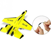 RC Plane Toy FX-820 2.4G 2CH SU-35 Outdoor RTF Radio Remote Control Airplane Toy Glider Airplane Model For Children Gifts