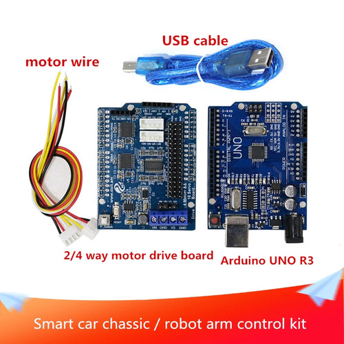 Bluetooth WiFi Handle Car Chassic/Smart Robot Arm Controller Kit Motor Driver Board UNO Board WiFi/Bluetooth Module Handle