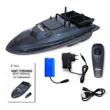 Flytec V007 Intelligent 500m Control Fishing Finder Bait RC Boat Fishing Boat 4.8km/h Double Motor with LED Boat Searchlight