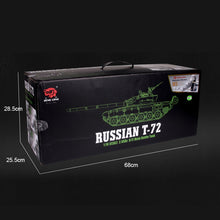 1:16 Russian T-72 Main Battle Tank 2.4G Remote Control Model Military Tank with Sound Smoke Shooting Effect - Metal Advanced
