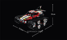 Compatible LegoINGLs Technic RC Car Tracked Race Stunt Car Building Blocks Sets APP Raido Remote Control Truck Toys For Children