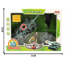 23*8Cm Smart Rc War Tank radio tank Tactical Vehicle Military Main Battle Tank Model Sound Recoil Remote Control Tank Toy