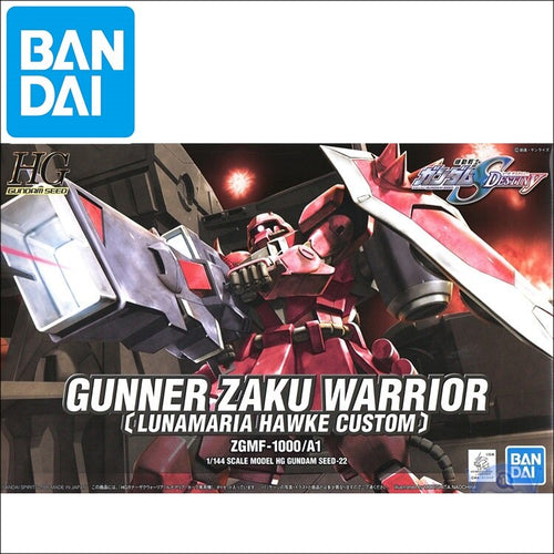 Original Gundam HG 1/144 Model ZAKU WARRIOR Mobile Suit GUNDAM SEED DESTINY Kids Toys