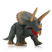 Electronic Dinosaur Toy Infrared Remote Control Triceratops Model Toy Walking with RC Funny Sounding Toys For Kids Gifts