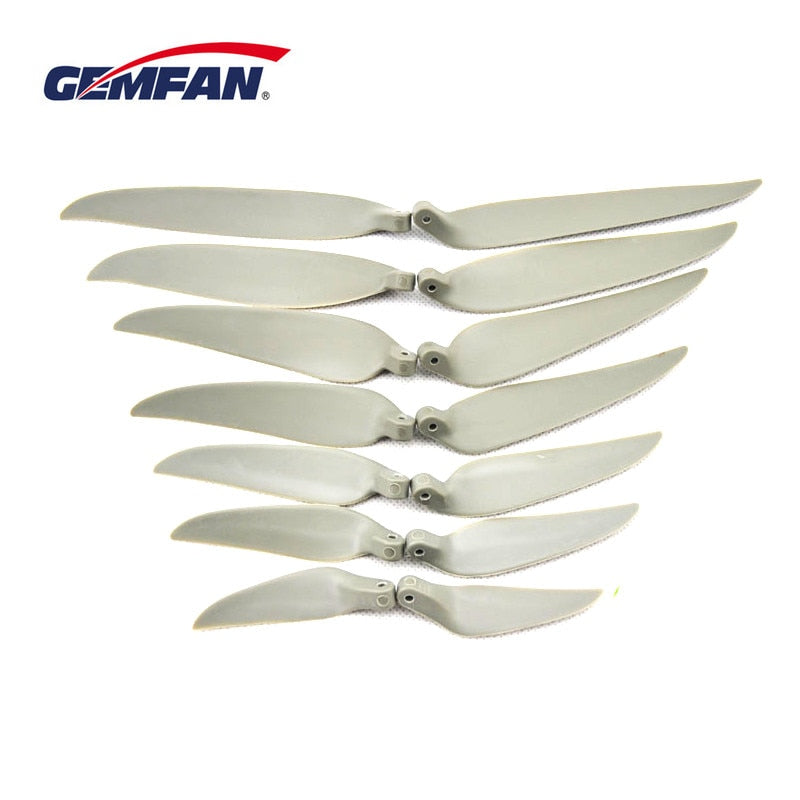 1Pair Gemfan Electric Nylon Folding Propeller 7060 7540 8050 9050 1060 1180 1280 1380 For RC Airplane Multicopter Quadcopter