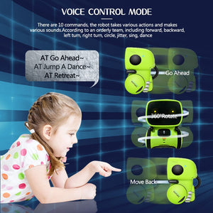 New arrival Interactive Robot Cute Toy Smart educational Robots for Kids Dance Voice Command Touch Control Toys birthday Gifts