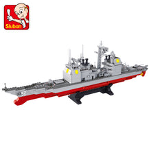 Navy Submarine Compatible Legoingly Military Ship Plane Aircrafted Carrier Warship Battle Cruiser Frigate Model Building Blocks Toy