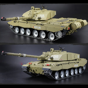 1:16 British Challenger Ⅱ Main Battle Tank 2.4G Remote Control Model Tank with Sound Smoke Effect Metal Ultimate Edition