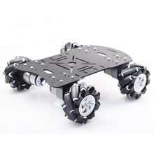 Moebius 4WD 80mm Mecanum Wheel Robot Car Chassis Kit with DC 12V Encoder Motor for Arduino Raspberry Pi DIY Project STEM Toy