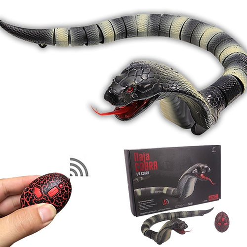 Pet Kid Toy Cobra Surprise Joke RC Animal Centipede Insect Cockroach Remote Control Snake Prank Egg Controler Caterpilla Cat Dog