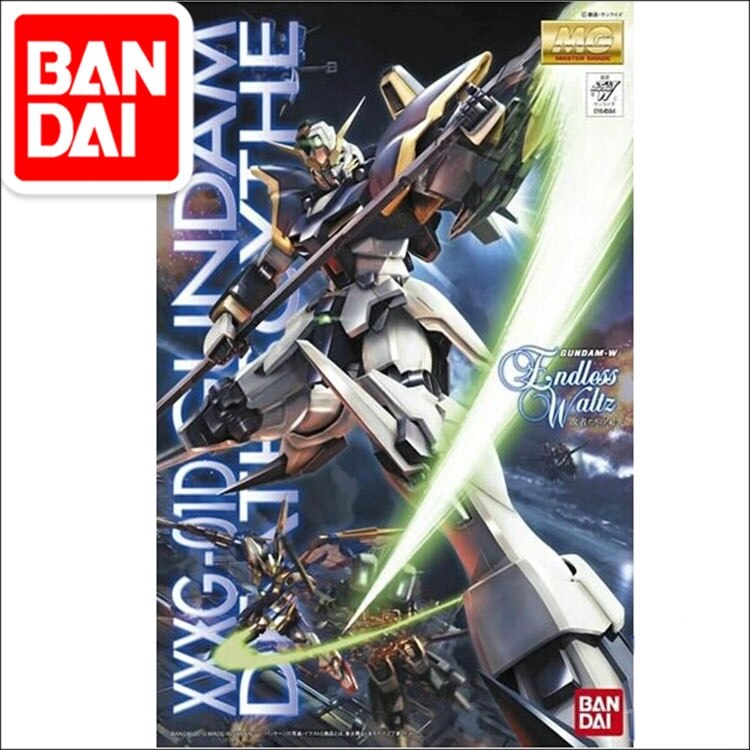 Japaness Bandai Original MG 1/100 Gundam W EW Deathscythe Unchained Mobile Suit Kids Toys