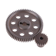 2Pcs (21T+64T) 11184 & 11181 Differential Metal Main Gear 64T Motor Gear 21T