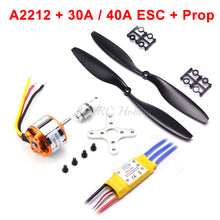 A2212 2212 1000KV 1400KV Brushless Outrunner Motor 30A / 40A Brushless ESC for DIY RC Aircraft Quadcopter Hexacopter Multirotor