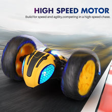 1:14 RC Car 360 Degrees Rotating Double Sided Lightning Bee RC Car for Kids Toys 2019 Gifts for boy's gift