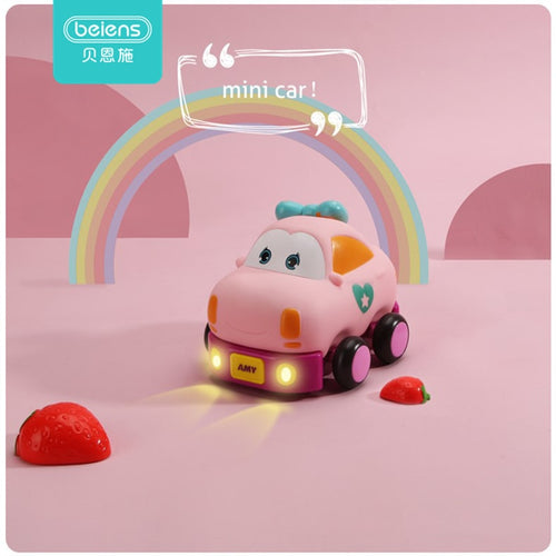 Beiens RC Car Remote Control Car 5 Types Mini rc Toys for Children Cute Cartoon Cars Kids Vehicles Toy Cars Detachable Gift