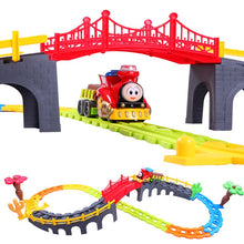 Kids Toy Train building construction toys electric train toy set boy toys model train railway tracks gift for children free ship