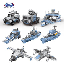 Military Army Series 8 IN 1uss Missouri Battle ship Model Building Blocks 43cm/length gifts for childs collection value diy toys