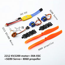 New style A2217/A2212 2200KV / 1000KV Brushless Motor 30A / 40A ESC SG90 9G Micro Servo With T plu for RC Fixed Wing Plane
