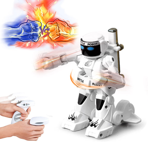 2.4G Somatosensory Remote Control Battle Robot Toy Two-player Competitive Fight Children Robot Model Toy for Kids Christmas Gift