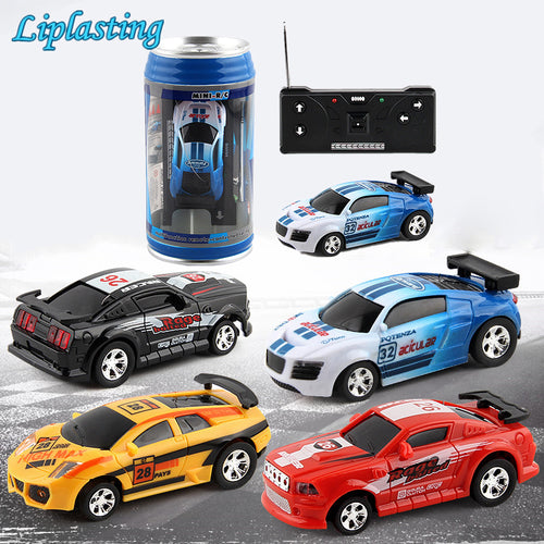 Creative Coke Can Mini Car RC Cars Collection Radio Controlled Cars Machines On The Remote Control Toys For Boys Kids Gift TSLM1