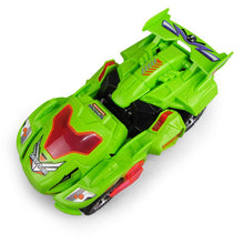 Fashion Transforming Dinosaur Toy LED Car With Light Sound for Kids Christmas Toy Gift Dinosaur Transformer Toy Car