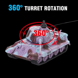 1/72 RC Tank Toy Mini Remote Control 8-channel Rc Tank Car Track Drive Tank Toy for Children Xmas Gift 2019