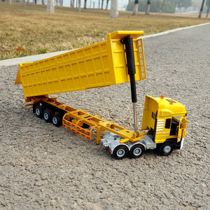 1: 50 Alloy Heavy Truck Alloy Tilting Freight Truck Alloy Car Model Alloy ≥ 14 Years Old 14-Year-Old