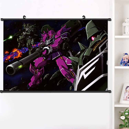 Anime Mobile Suit Gundam UC Wall Scroll Mural Poster Wall Hanging Poster Fashion Otaku Home Decor 40×60cm
