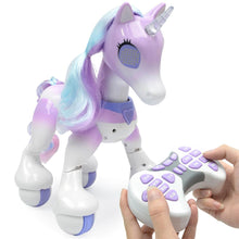 Creative Remote Control Horse Unicorns Robot Cute animal Intelligent Induction Electric Model Pet robotics Educational Kids toys