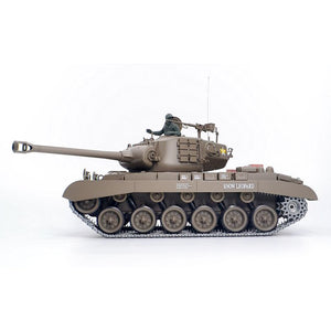1:16 American Pershing M26 Heavy Tank 2.4G Remote Control Model Military Tank With Sound Smoke Shooting Effect Basic/Upgraded