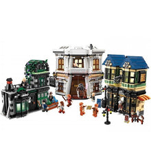 In Stock LP 16012 MOC Movie Kits The Diagon Alley Set Building Blocks Bricks Assembled LPs LPing Toys Gifts Clone 10217