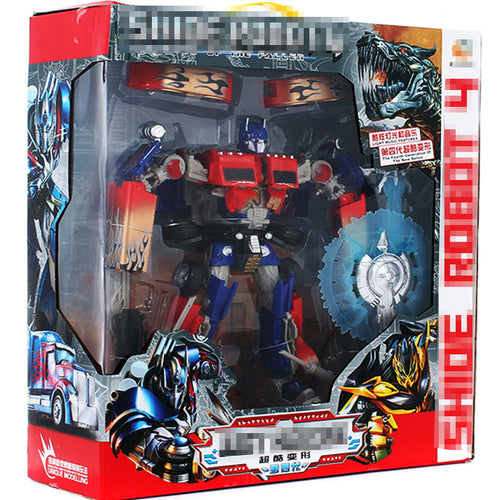 35cm Deformation Robot Toys Car War Hornet Battle Blades Optimus Prime Movie Film 4 Model Classic Edition Gifts Boy toys