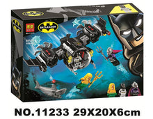 Bela 11233 Super hero 201pcs Batman VS Sea King Underwater battle Building Block Bricks Children's Toys Compatible With 76116